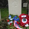 09 - Hřbitov Tyne Cot u města Zonnebeke. Kenotaf vojína Dominika Náplavy, příslušníka Kanadské armády českého původu, který padl 12. listopadu 1917 během německého náletu. 